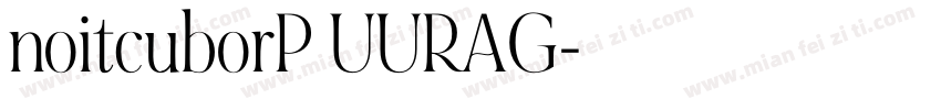 noitcuborP UURAG字体转换